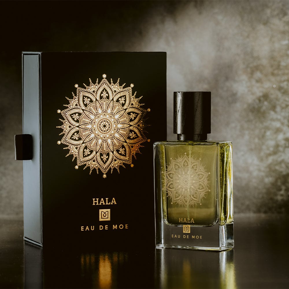Hala, the heart is a fusion of creamy heliotrope and seductive orchid