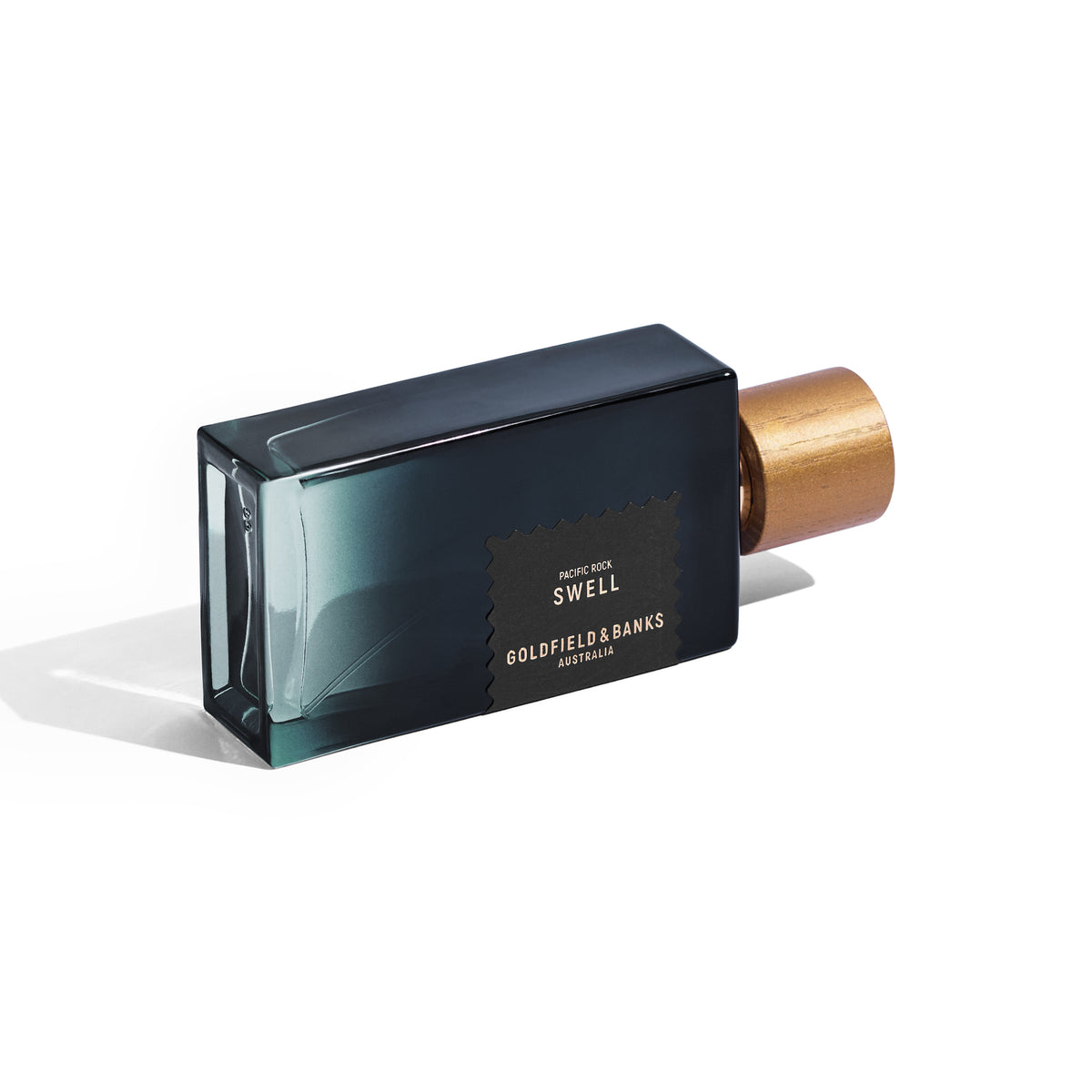 Pacific Rock Swell Goldfield & Banks Extrait de Parfum 100 ml, bottle on its side