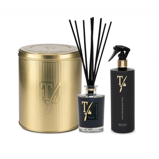 Nero Divino Gold Tin Box Teatro Fragranze Uniche